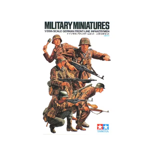 Tamiya 35196 German Front-Line Infantrymen. Skala 1:35 byggest