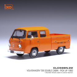  IXO clc598n.22 Volkswagen T2 DoKa rgang 1972 skala 1:43