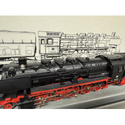 Mrklin 3315 DB damplok BR 50 3143 til analog drift