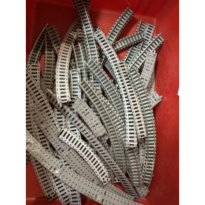 Fleischmann spor N skinnelot no 3 Ca 50stk buede skinner 