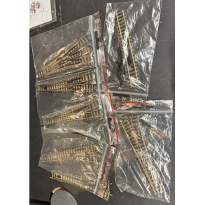 Fleischmann spor N skinne lot no 1 sporskifter og afkoblingskinne