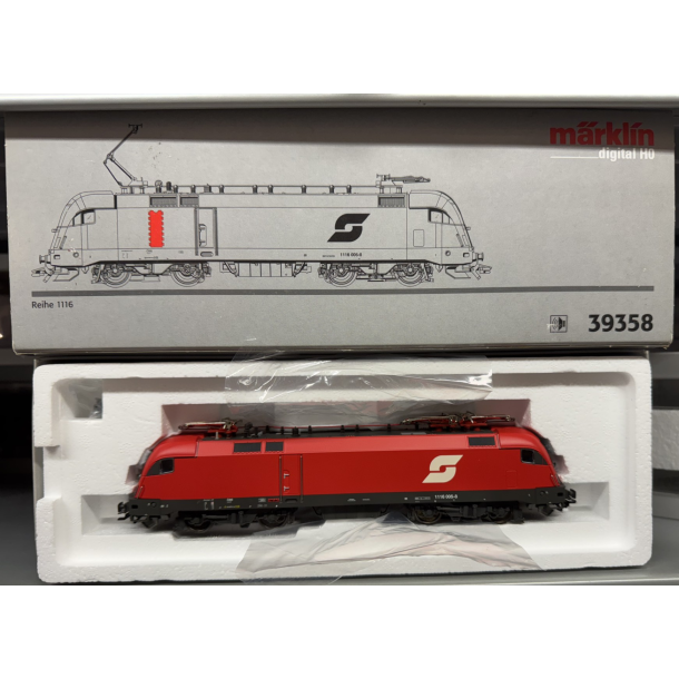 M�rklin 39358 �BB E-Lok serie 1116 Version med 3 pantografer