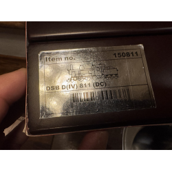 Hobbytrade 150811 DSB damplok Litra D 811 til analog j�vnstr�m drift