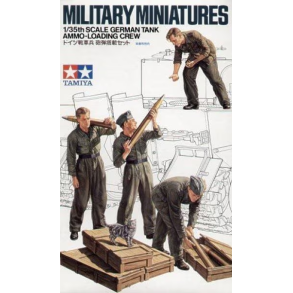 Tamiya 35188 German Tank Ammo-Loading Crew byggest skala 1:35