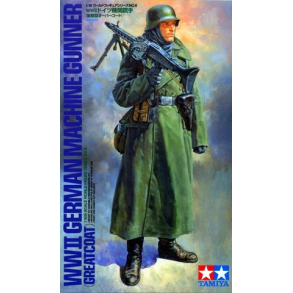 Tamiya 36306 ANDEN VERDENSKRIG TYSK MASKINGEVRSKYTTE (GREATCOAT) skala 1:16