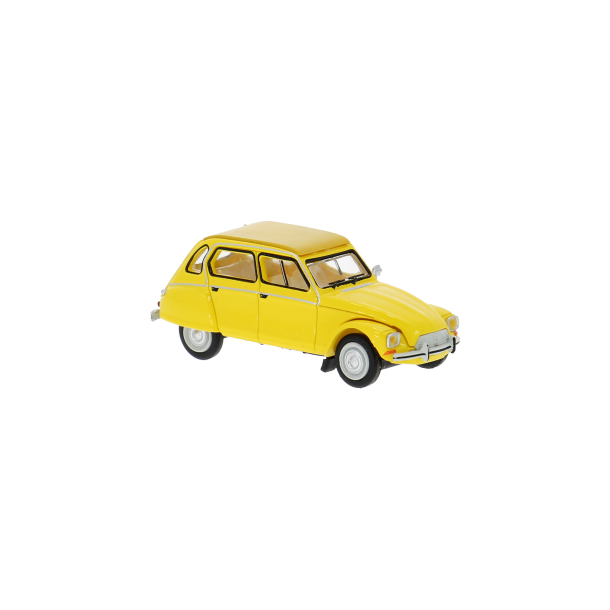 Brekina HO 14260 Citroen Dyane gul �rgang 1976. Nyhed 2025