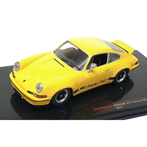 IXO clc492n22 Porsche 911 Carrera RS 2.7 gul �rgang 1973. Skala 1:43