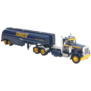Brekina HO 86296 Peterbilt 359 tankvogn Sunoco �rgang 1973. Nyhed 2026. 