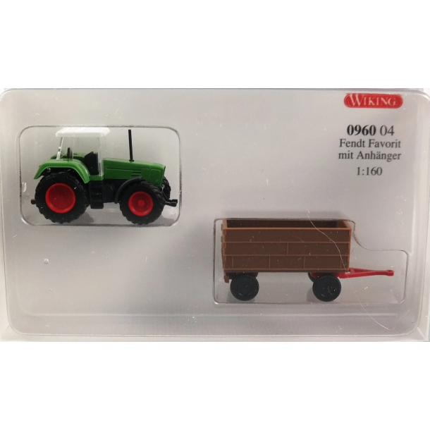 Wiking 0960 04 spor N Fendt Favorit med anh�nger