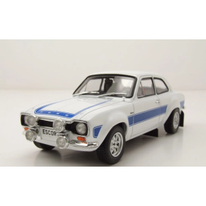 Whitebox 124250 Ford Escort MK I RS 2000 �rgang 1973 hvid/bl� skala1:24