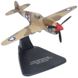 Oxford Diecast AC127   1943 Curtiss P40-F Warhawk X43 - Miss Memphis - Nordafrika skala 1:72