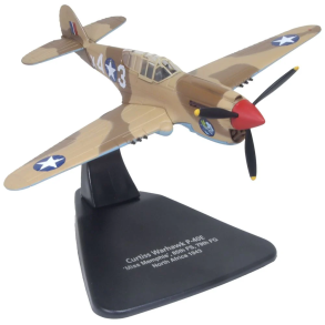 Oxford Diecast AC127   1943 Curtiss P40-F Warhawk X43 - Miss Memphis - Nordafrika skala 1:72