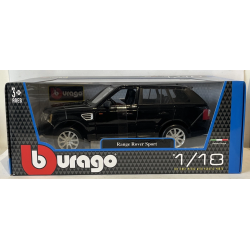 Burago 12069 Range Rover sort skala 1:18