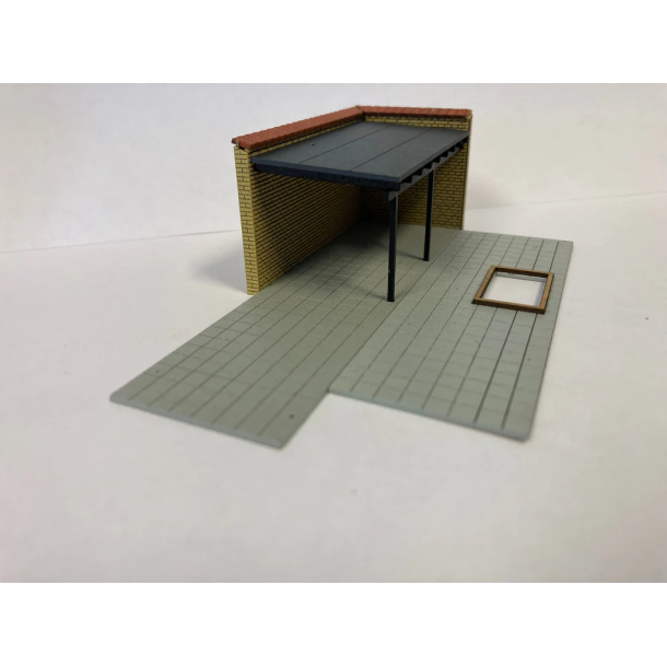 Hobbytrade HO HT87502 Carport i gule sten byggest .