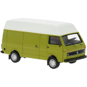 Brekina HO 34955 VW LT High kassevogn gr�n �rgang 1975. Nyhed 2025