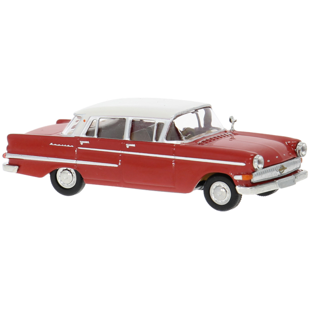 Brekina HO 20812 Opel Kapit�n 2,6 P2 r�d/hvid �rgang 1959. Nyhed 2026