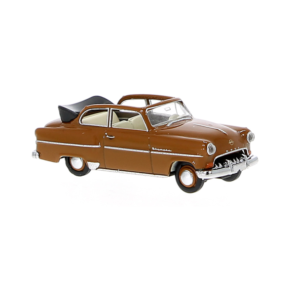 Brekina HO 20252 Opel Olympia ́Cabriolet Limousine brun �rgang 1954. Nyhed 2025