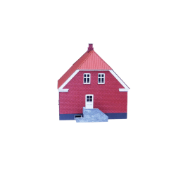Hobbytrade HO 87285 Dansk murermestervilla i r�de sten Lasercut med 3D printede dele