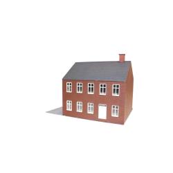 Hobbytrade HO 87205 Byhus med TATOL butik 160 x 135 x 120 -mm