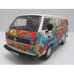Motormax 79599 VOLKSWAGEN Typ 2 T3 Graffiti Van skala 1:24