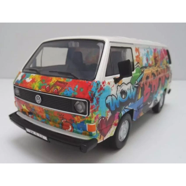 Motormax 79599 VOLKSWAGEN Typ 2 T3 Graffiti Van skala 1:24