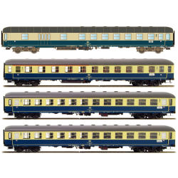 Hobbytrain HO H43025 DB personvogns�t med 4 vogne Baltic Sea Express M�nchen-Berlin (K�benhavn)