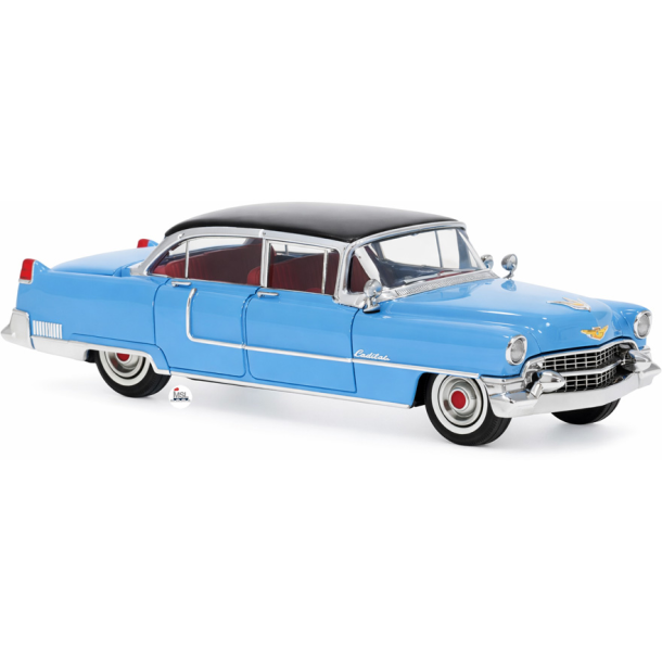 Brekina HO 18351 Cadillac Fleetwood, bl�/sort �rgang 1955. Nyhed 2026