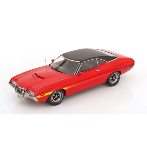 IXO 18cmc263.22 Ford Gran Torino Sport R�d/Sort �rgang 1972 skala 1:18