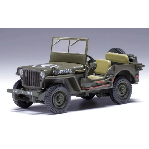 IXO clc567n.22 Jeep Willys MB OLIVE �rgang 1943 skala 1:43