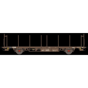 McK 2008 DSB t�mmervogn Lps 41 86 412 8 152-5 med lukket bund og �bne gavle.