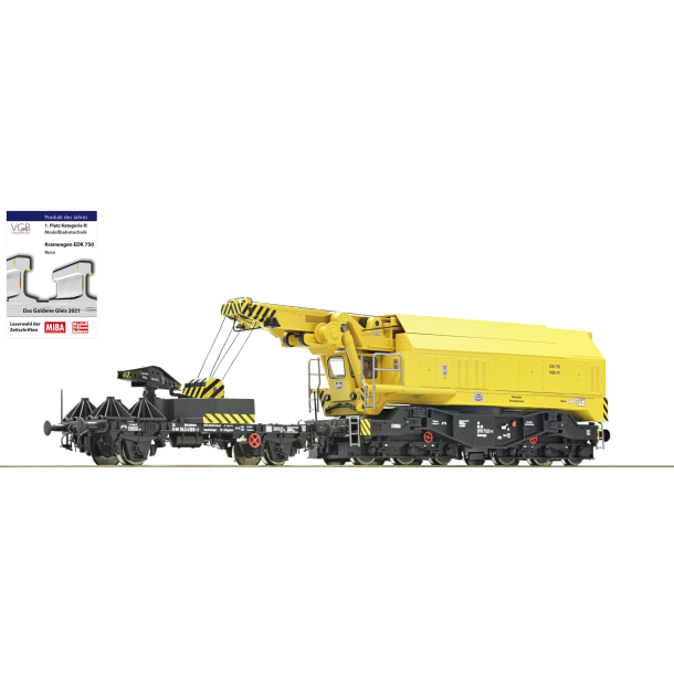 Roco HO 79035 DB EDK 750 jernbanekran med reelle driftsfunktioner � digitalt styret. Til�M�rklin drift
