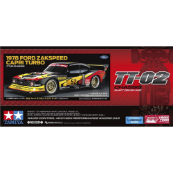 Tamiya 47526 RC Ford Zakspeed Capri Turbo �rgang 1978 skala 1:10