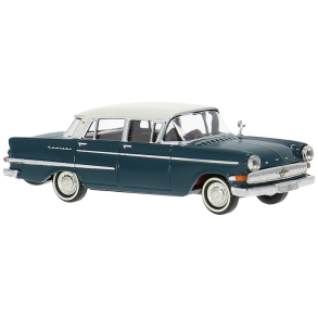 Brekina HO 20819 Opel Kapit�n P 2.6 bl�/hvid �rgang 1959. Nyhed 2026
