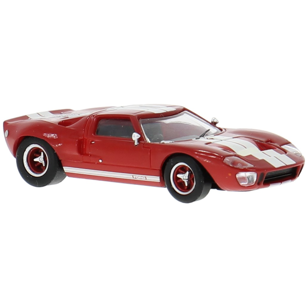 Brekina HO 18550 Ford GT 40 r�d �rgang 1966. Nyhed 2026