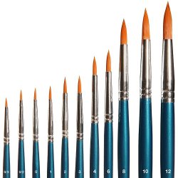 Faller 172120 flad pensel &lrm;syntetiske strrelse 0/3&lrm;