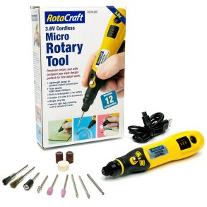 Rotacraft RC03USB Micro Rotary multisliber 3,6 Volt med tilbehr