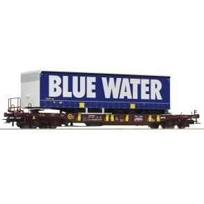 Roco HO 76229 AAE lommevogn Type T3 med trailer Spedition Blue Water