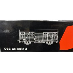 McK HO 0503 DSB lukket godsvogn Brun Gs 01 86 123 0 017-0