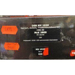 McK HO 2809 DSB diesellok MX 1020 Frederikssundbane med  DCC j�vnstr�m samt diesellyd