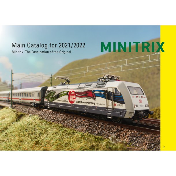 Minitrix 19858 Hoved katalog spor N 2021/2022 p engelsk Formater ca. 29 x 21 cm.