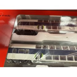 Hobbytrade 73001 DSB dobbeld�kker 4 vogns�t med styrvogn til AC drift med lys i vognene