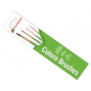 Humbrol AG4050 pensels�t� med 4 stk.�Pensler St�rrelse: 00,1,4,8