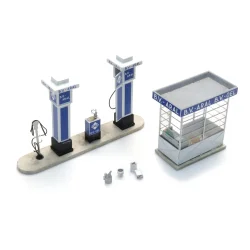 Artitec 316.129 spor N Tankstation Aral f�rdig model. 