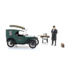 Artitec HO 387.531 Austin 7 Van "Singer" + slger. Frdig model