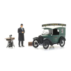 Artitec HO 387.531 Austin 7 Van "Singer" + slger. Frdig model