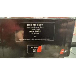 McK HO 5001 DSB diesel togs�t MF 5007 med DCC j�vnstr�m samt diesellyd