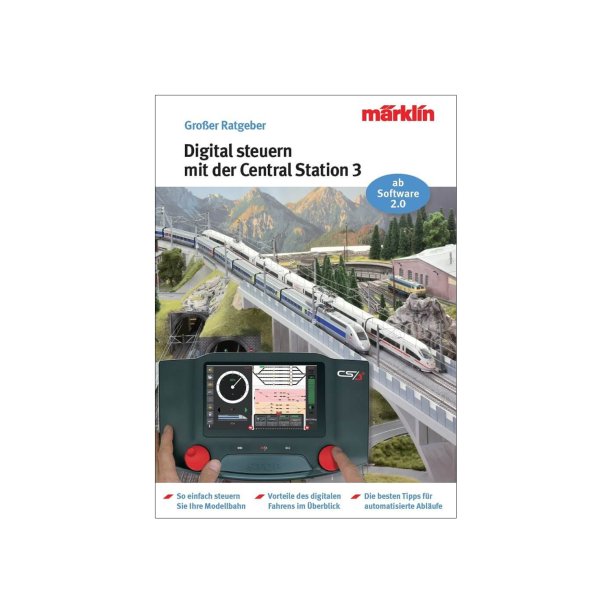 Mrklin 03083 Model Railway Guide "Digital Kontrol med Mrklin Central Station 3. Nyhed 2020/2021