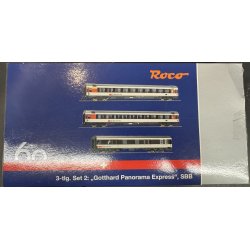 Roco HO 74082 SBB personvogns�t Gotthard-Panorama Express