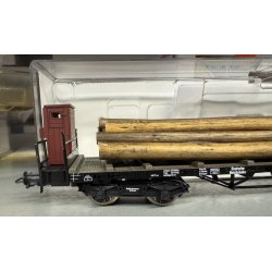 Roco HO 67366 DRG stolpevogn med beladning og bremsehus
