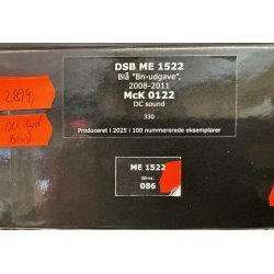 McK HO 0122 DSB diesellok ME 1522 og DCC j�vnstr�m samt diesellyd